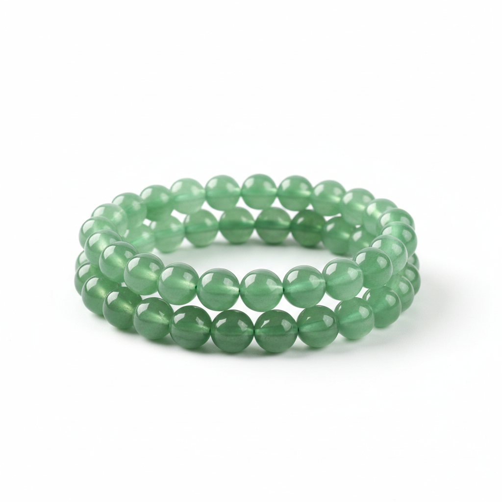 Green Aventurine Bracelet Certified - Original Green Crystal Bracelet for Men and Women