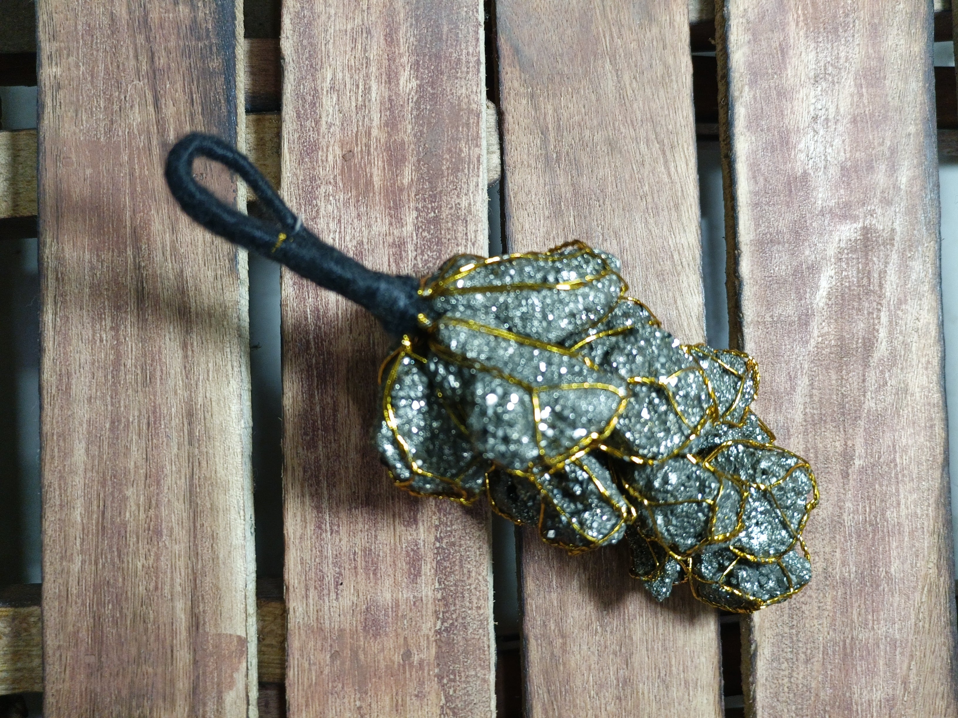 Hanger Row Pyrite  Hanging