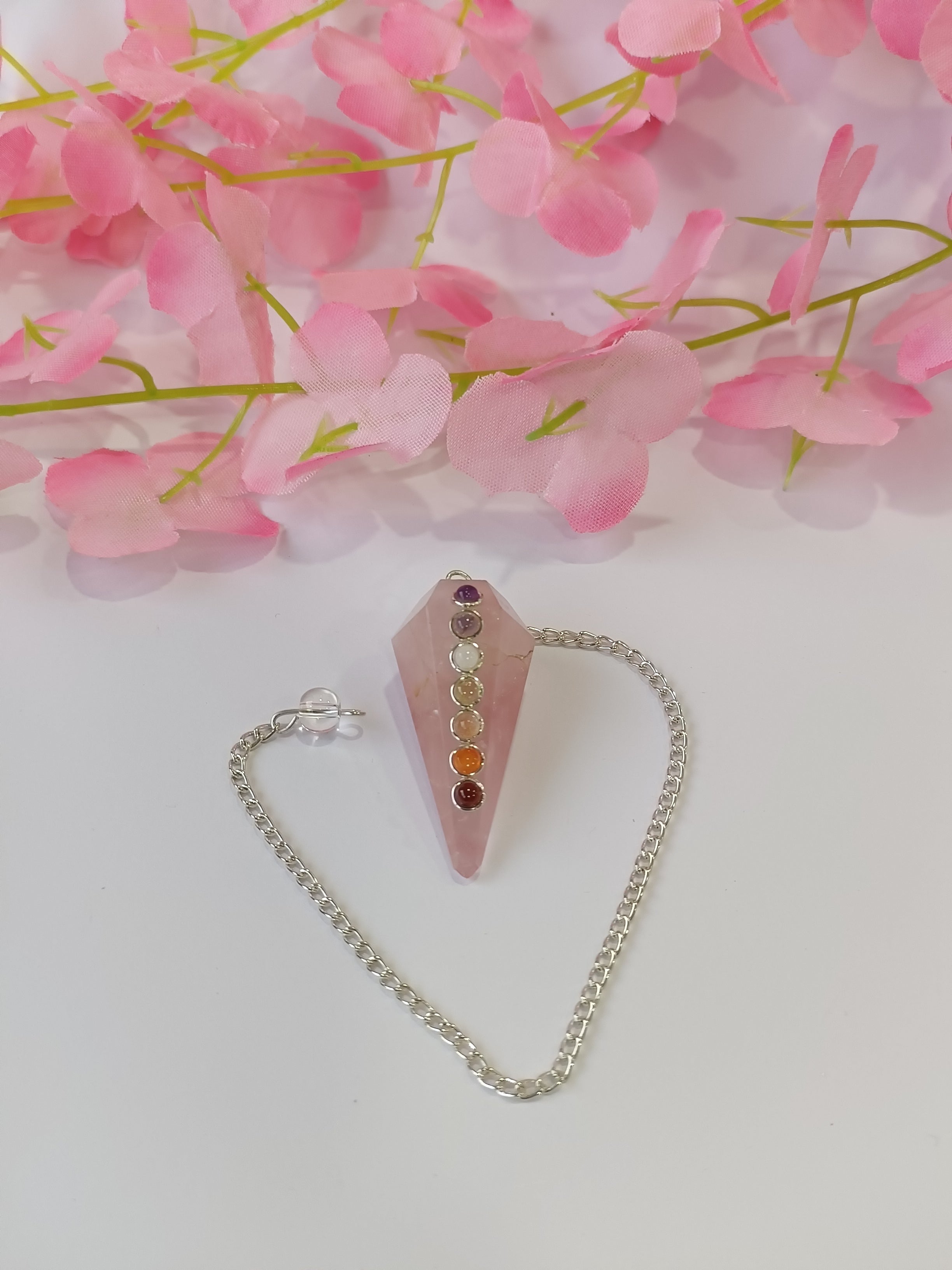 Rose Quartz Dowser Pendulum