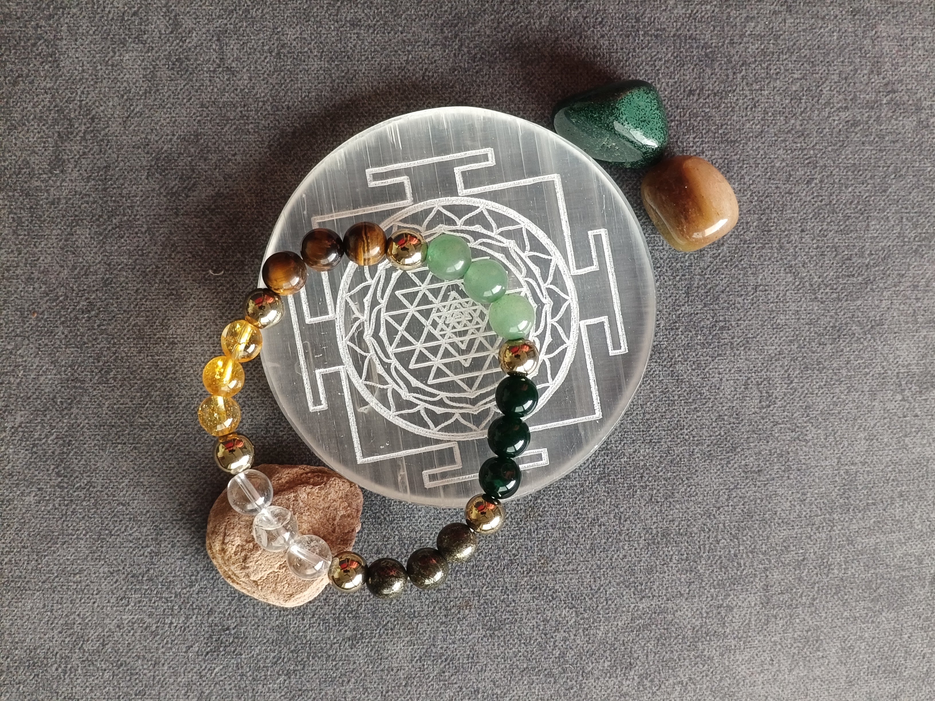 Money Magnet Bracelet Pyrite