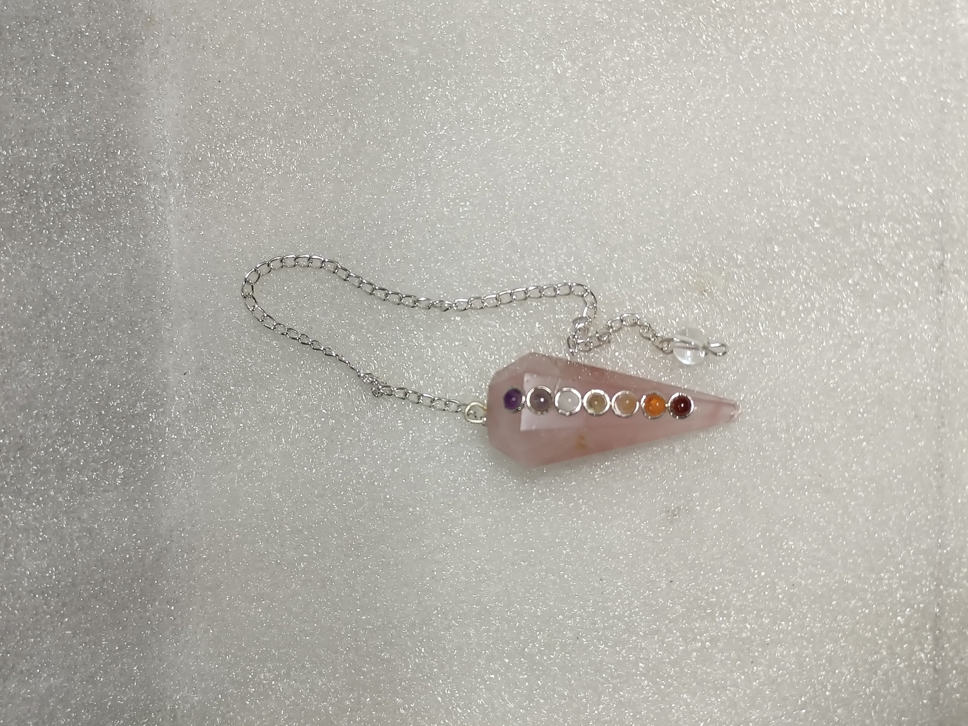 Rose Quartz Dowser Pendulum