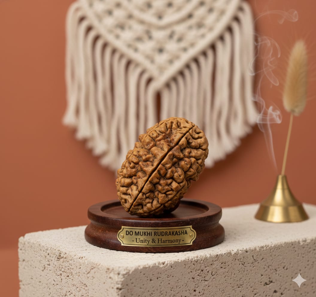 2 Mukhi Nepali Rudraksha Original