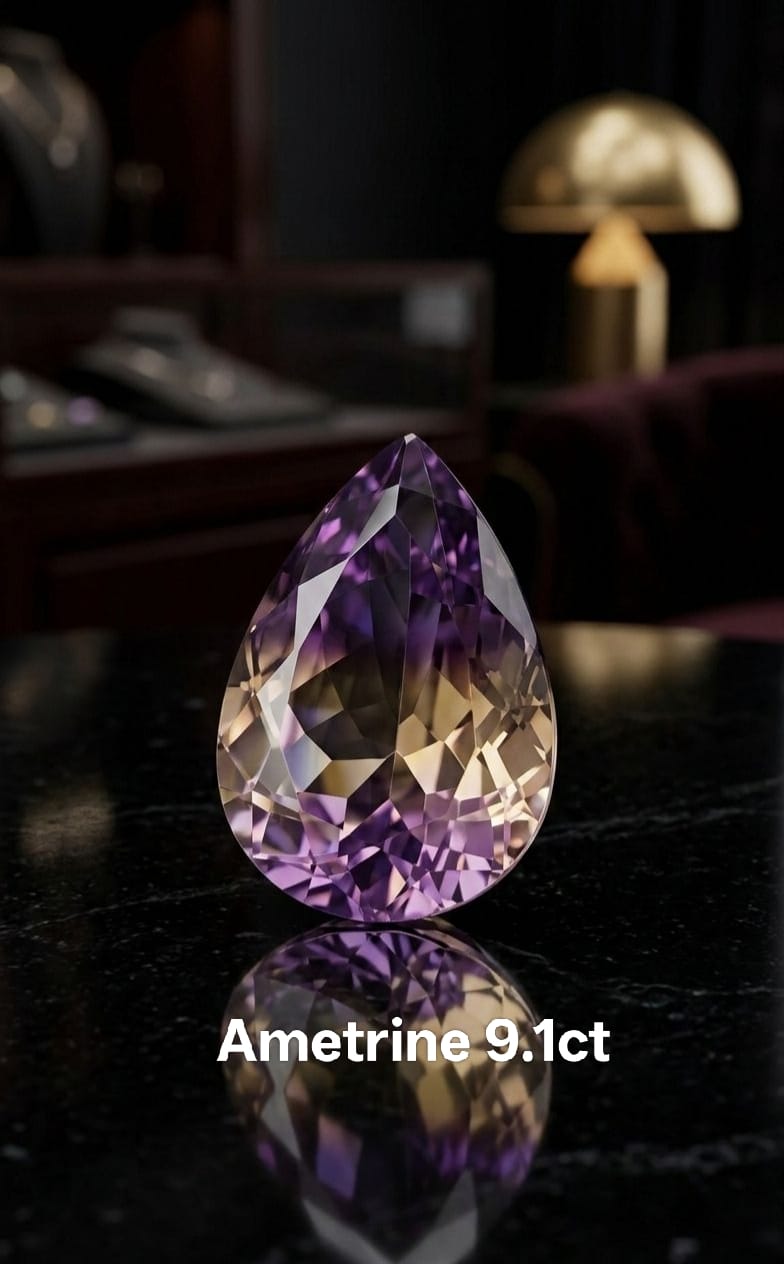 Ametrine Stone 9.1 carat
