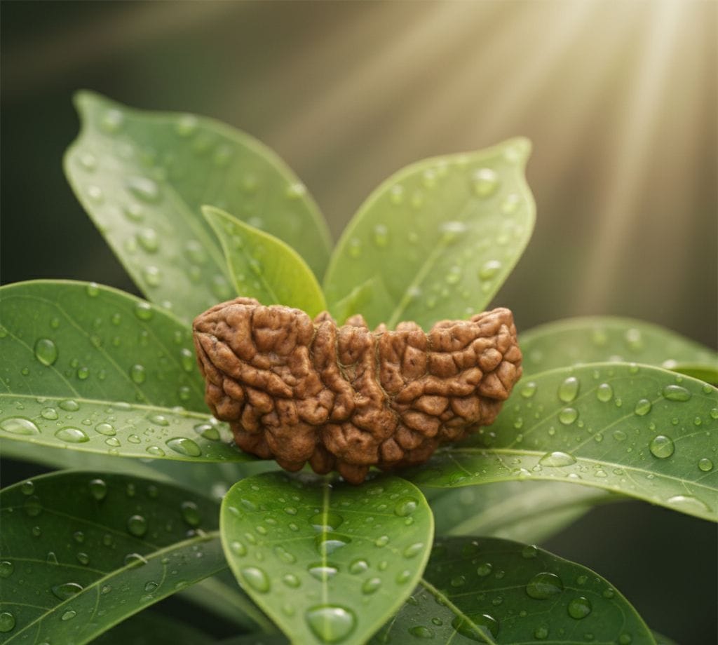 7 Mukhi Rudraksha Bead Original Nepali Natural and Lab Certified