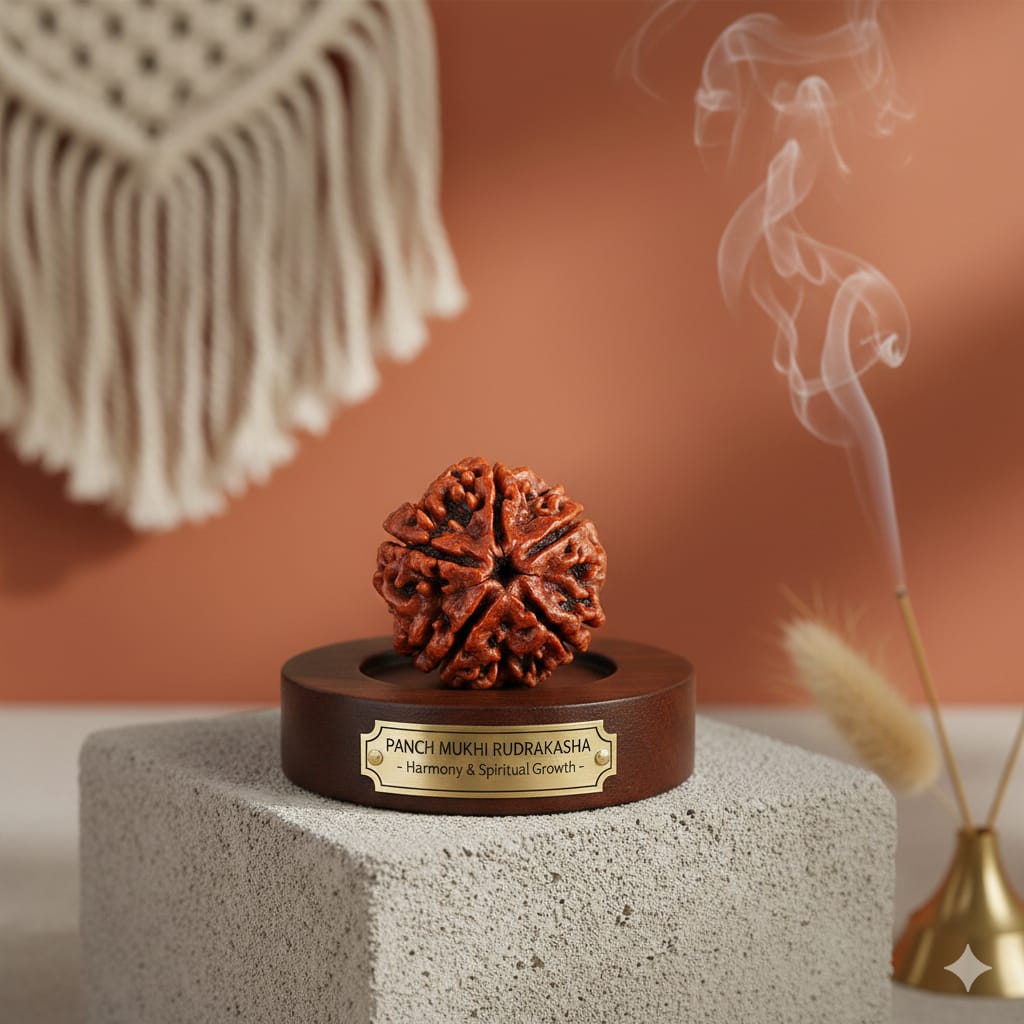 5 Mukhi Rudraksha Original Nepali