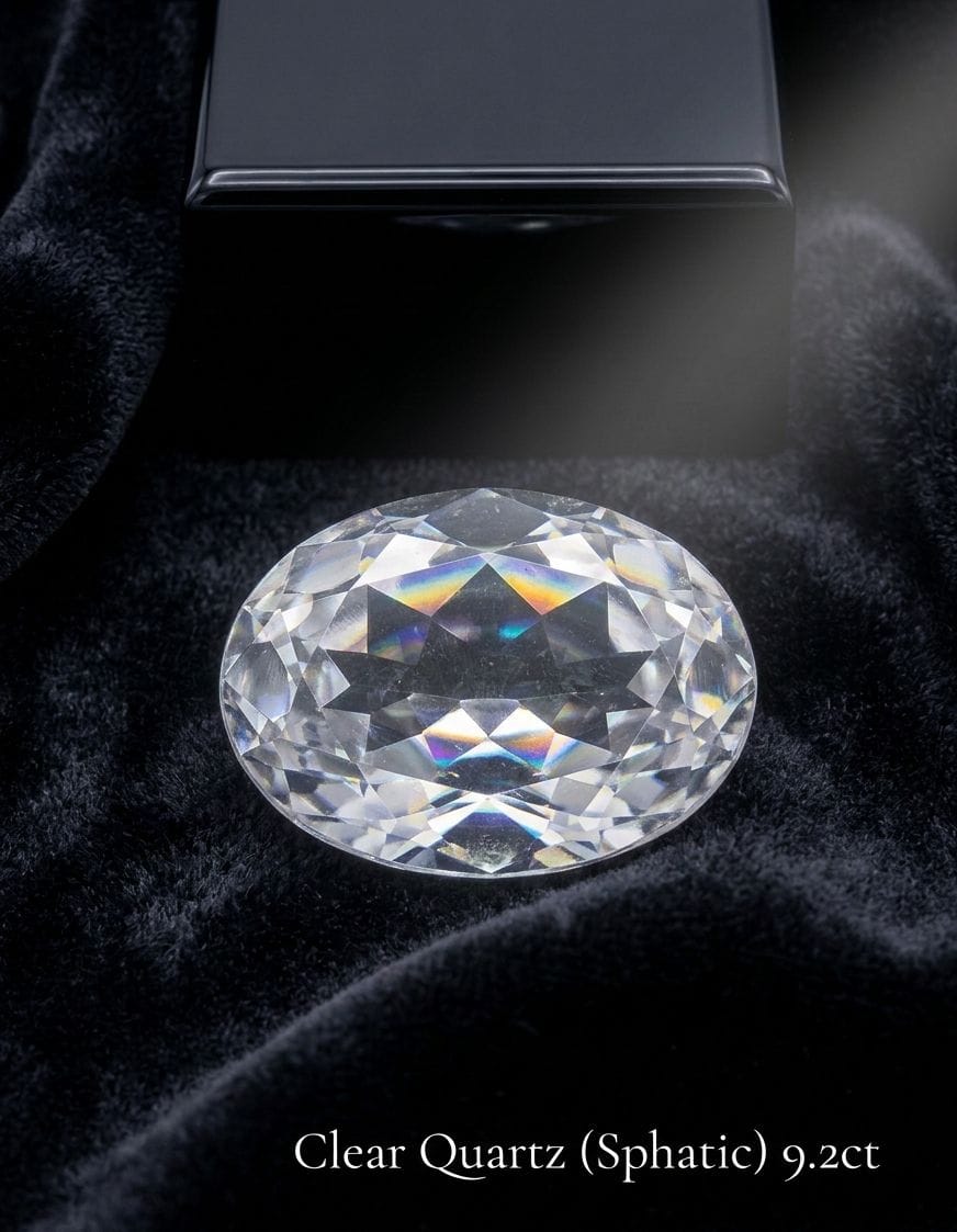 Natural Sphatik Crystal Stone/Quartz Gemstone 9.2 carat